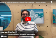 Incontro con Francesco Zambotti presso il Centro studi Erickson di Trento