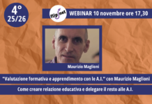 4° WEBINAR “Valutazione formativa e apprendimento con le A.I.” con Maurizio Maglioni
