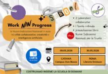 9 e 30 maggio 2026 “Work NIN Progress” le Nuove Indicazioni Nazionali in aula