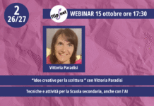 2° webinar gratuito “Idee creative per la scrittura” con Vittoria Paradisi